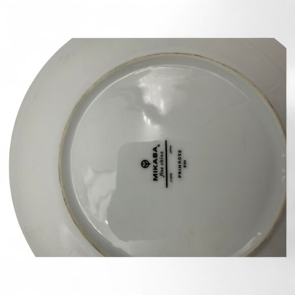 Mikasa Fine China 8194 Primrose Bread Plate With Pink Rose Design & Gold Trim 6. - Picture 6 of 6